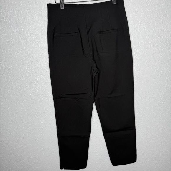 Zara Black Pants with pleating size 6 -cp - Picture 4 of 6
